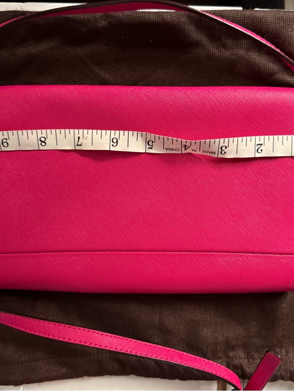kate spade Hot Pink Saffiano Crossbody - Picture 3 of 7